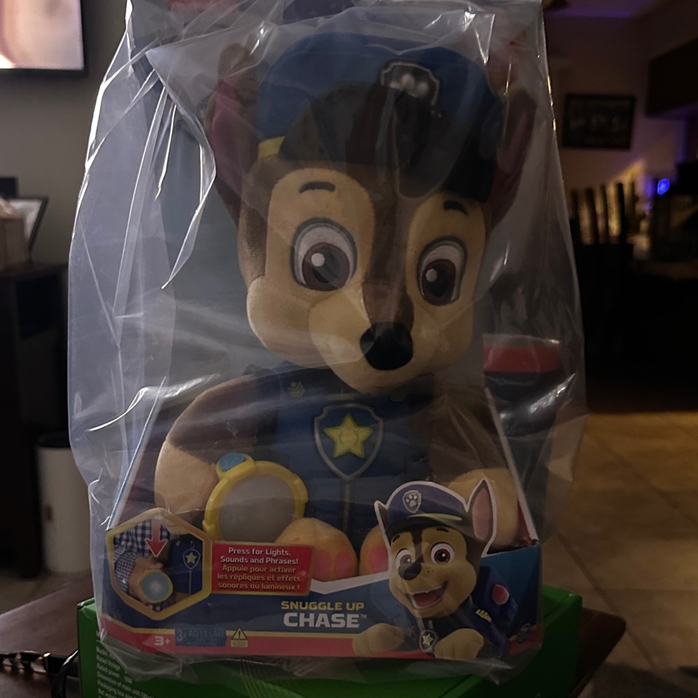 Nickelodeon Chase Plush Dog - Brown, Blue, Yellow